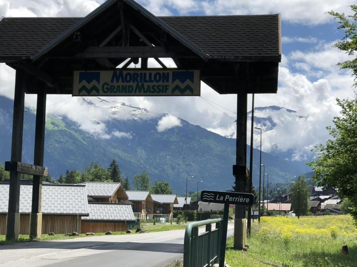 Villa Chalet Alliance Entre Calme Et Plaisir Morillon Exterior foto